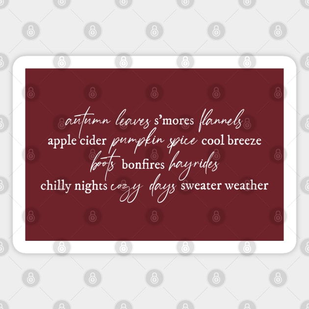 Sweater Weather Magnet by Becki Sturgeon